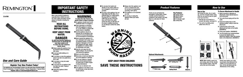 Remington CI-97M1 User manual