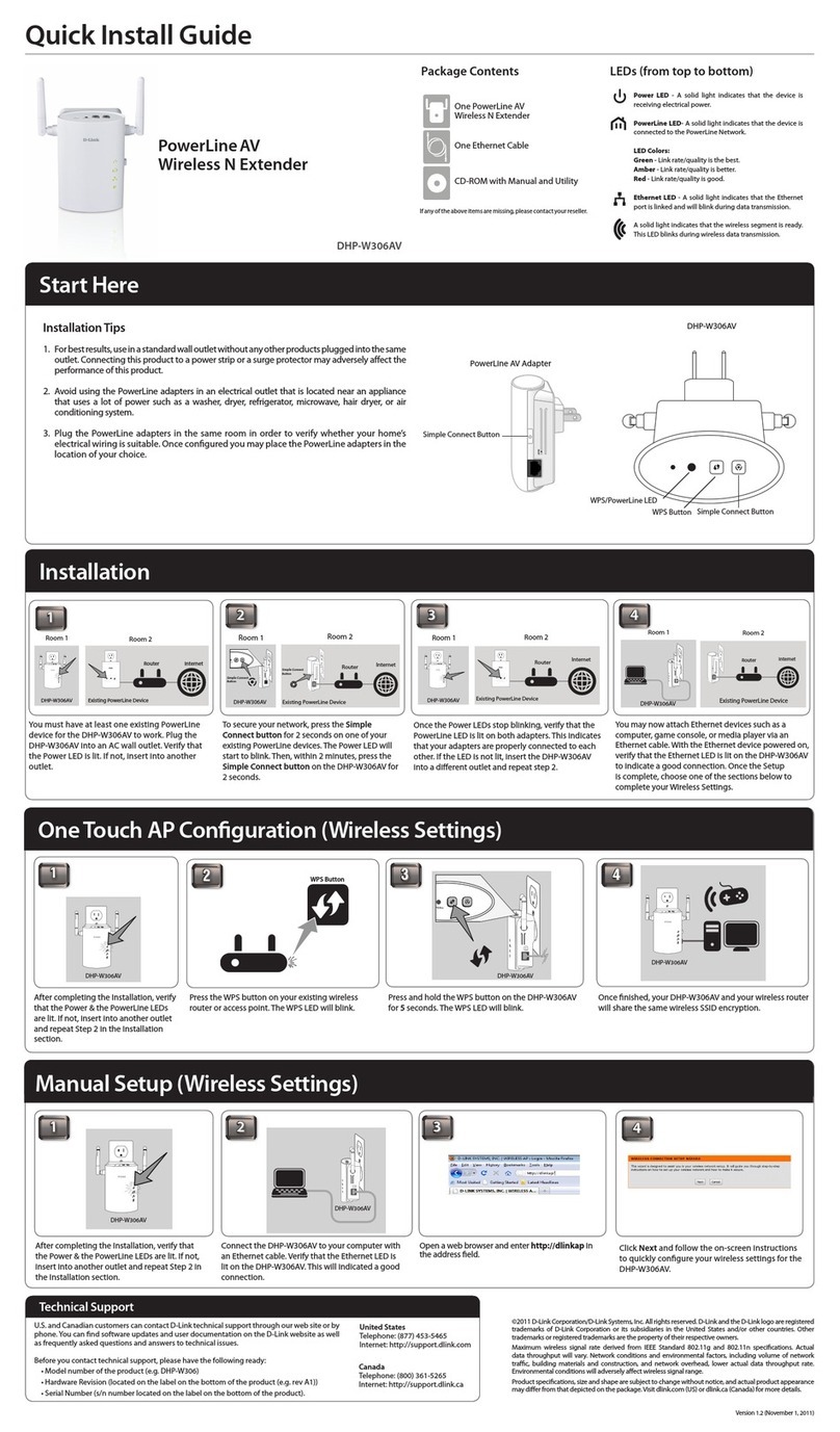D-Link DHP-W306AV User manual D-Link DHP-W306AV User manual