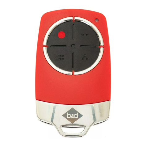 B&D Controll-A-Door TB-6 User manual