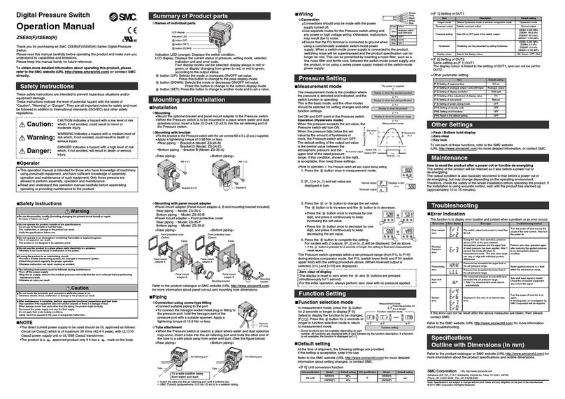 SMC Networks ZSE80 Installation manual SMC Networks ZSE80 Installation manual