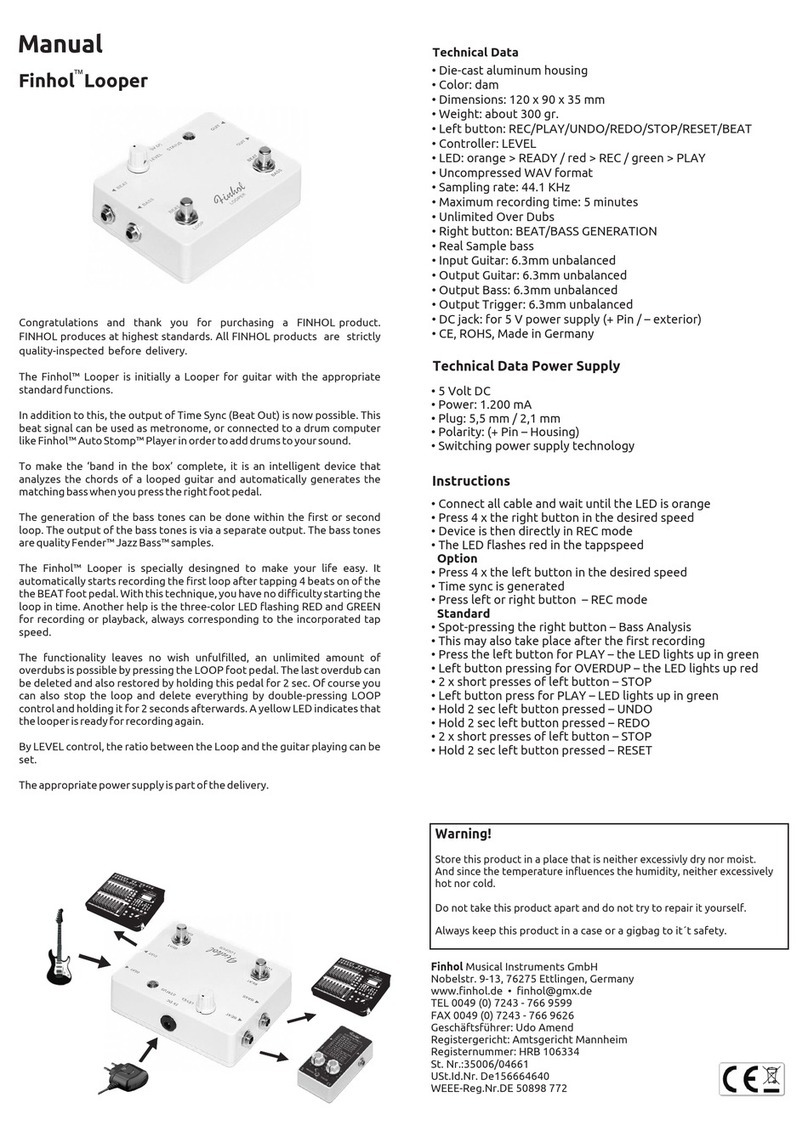 Finhol Looper User manual