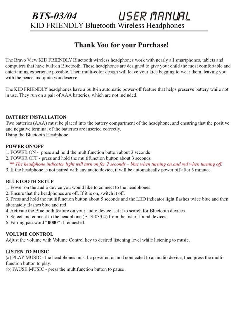 Bravo BTS-03 user manual