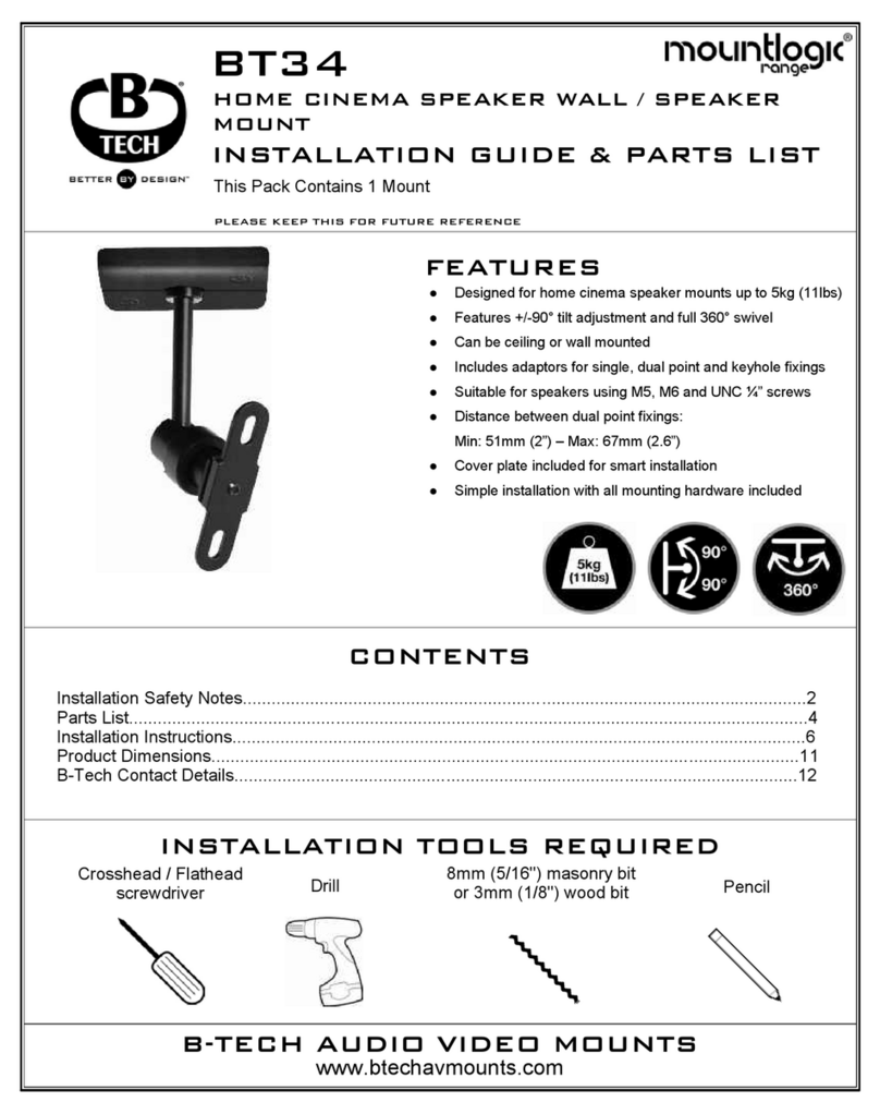 B-Tech BT34 User manual