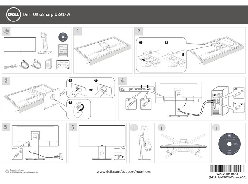 Dell UltraSharp U2917W User manual Dell UltraSharp U2917W User manual