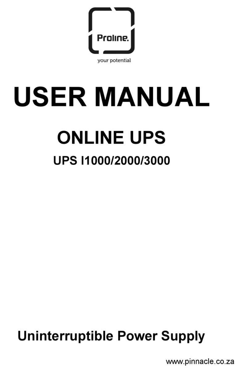 Proline UPS I1000 user manual