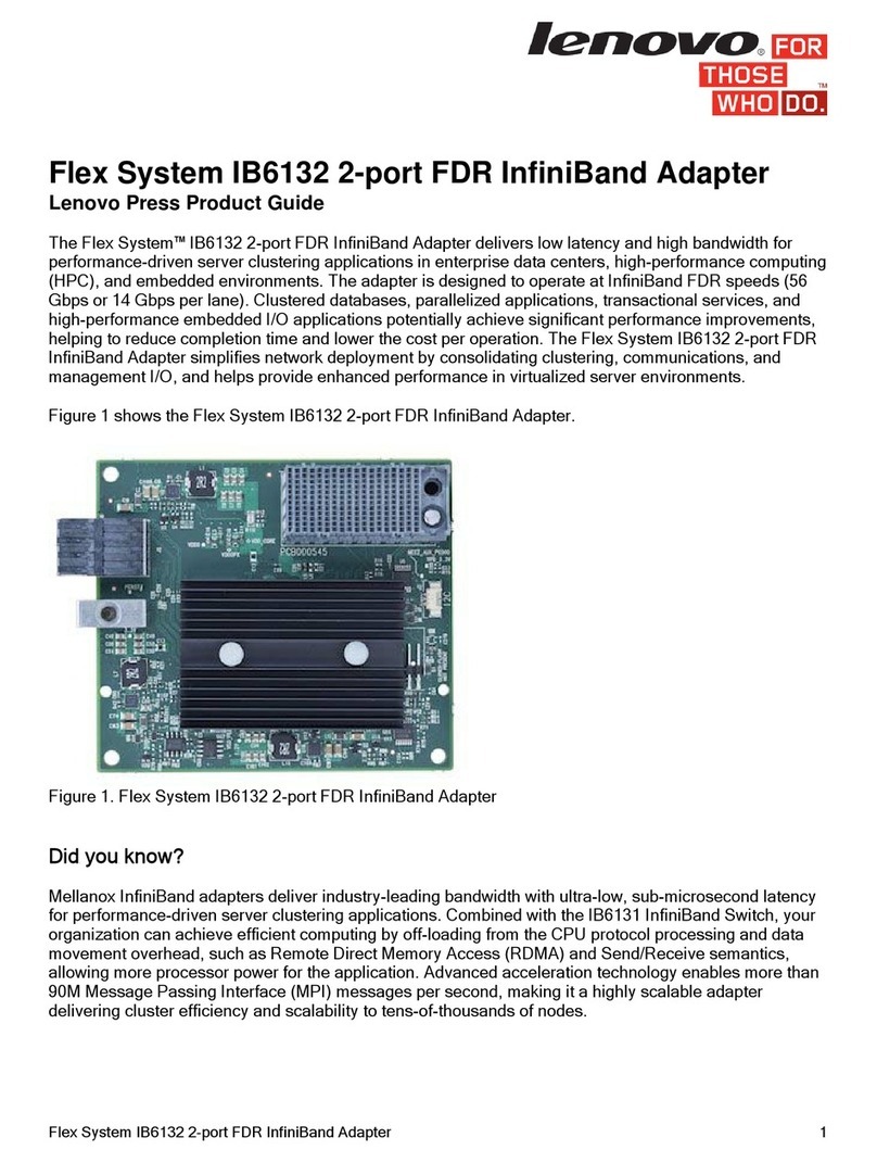 Lenovo Flex System IB6132 Product guide Lenovo Flex System IB6132 Product guide
