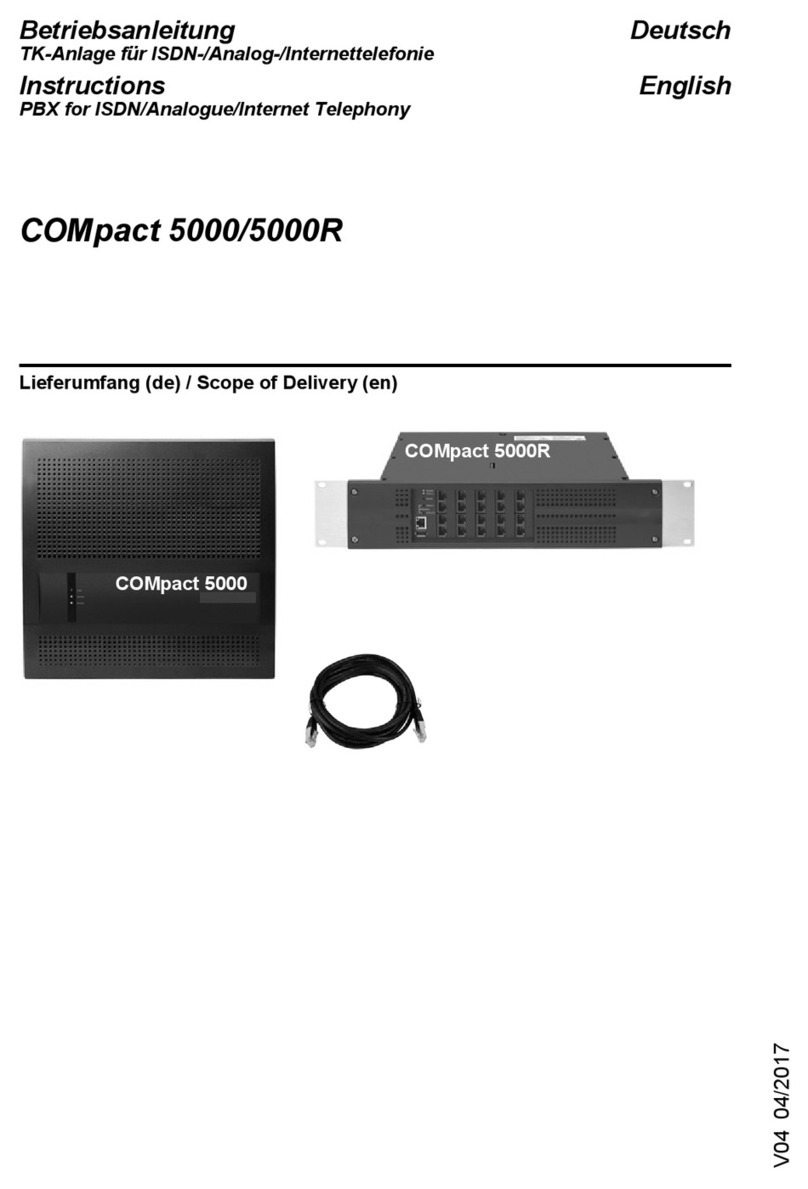 Auerswald COMpact 5000 instructions