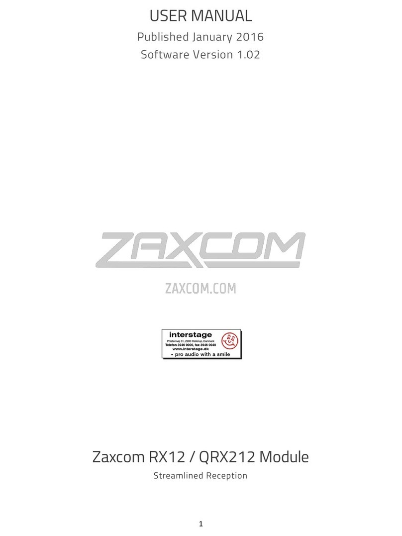 Zaxcom RX-12 user manual