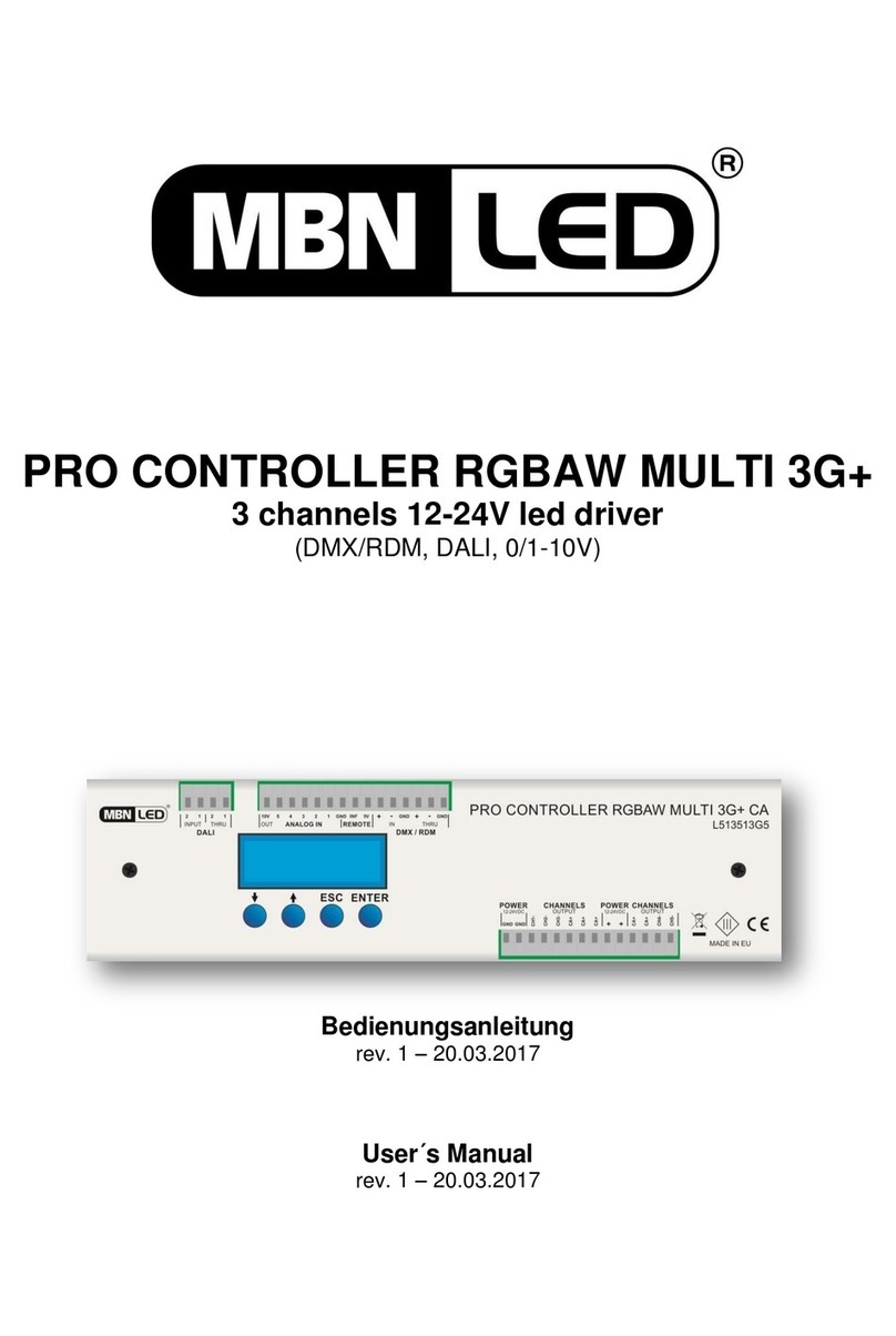 MBNLED L513513G5 user manual