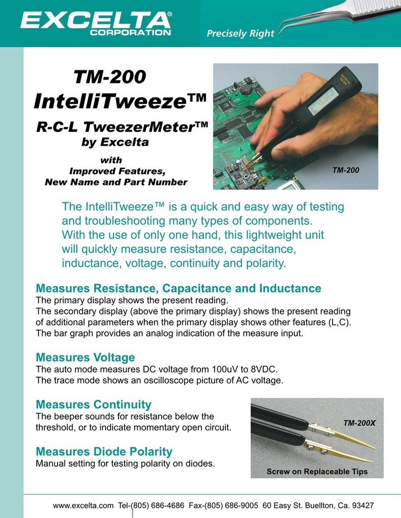 Excelta TM-200 manual