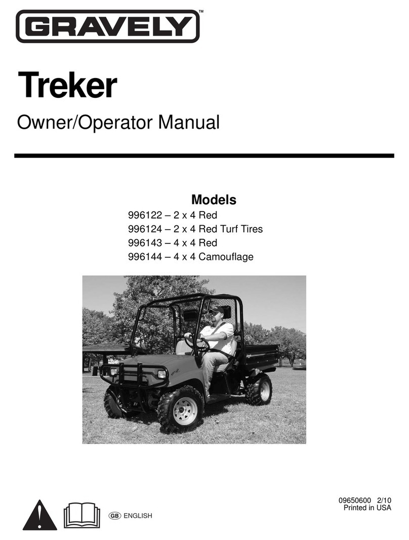 Gravely Treker 996122 Owner's/operator's manual