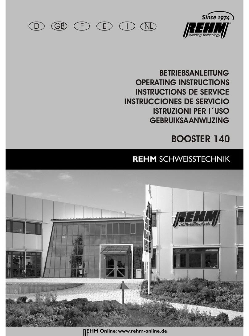 REHM BOOSTER 140 operating instructions REHM BOOSTER 140 operating instructions