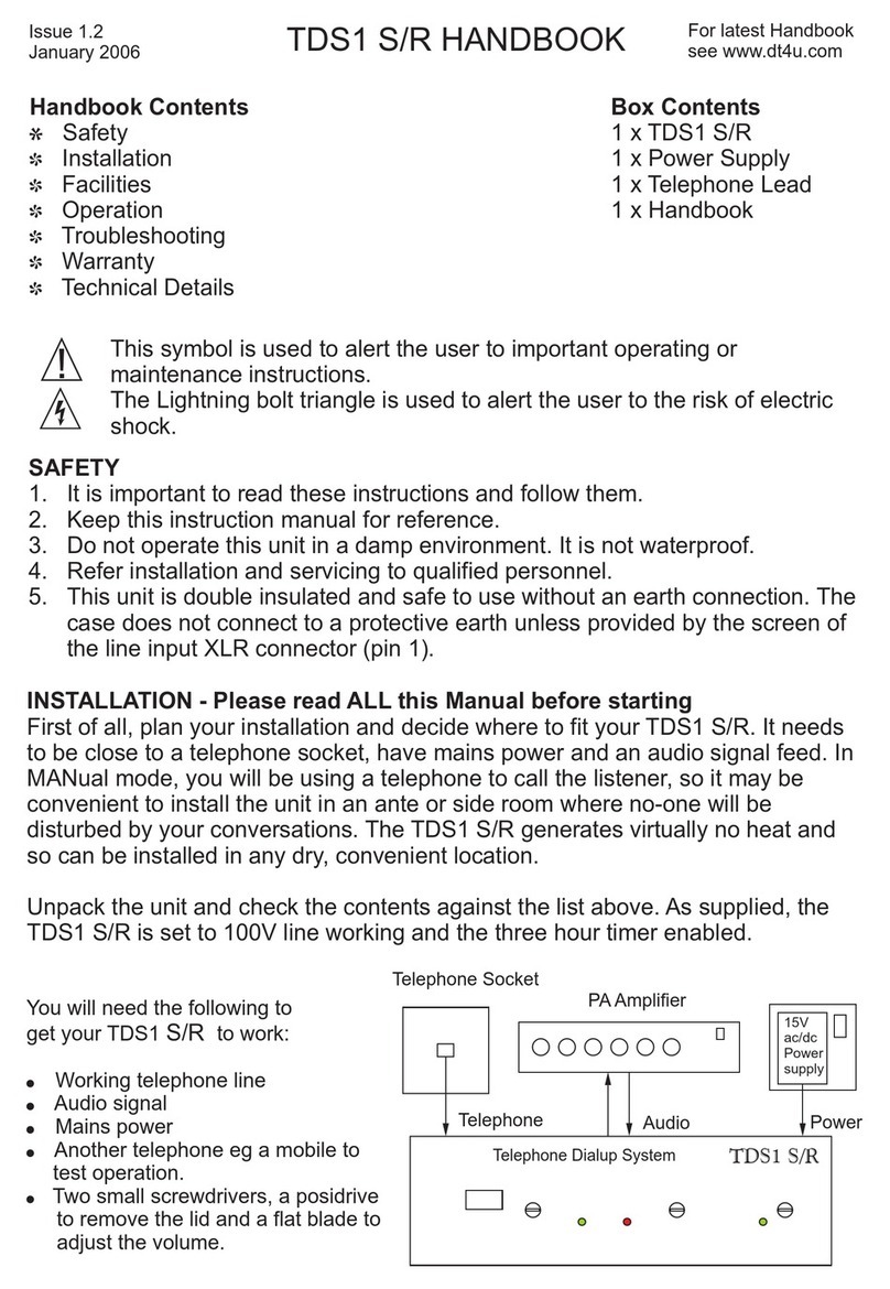 DTSystems TDS1 S/R Handbook
