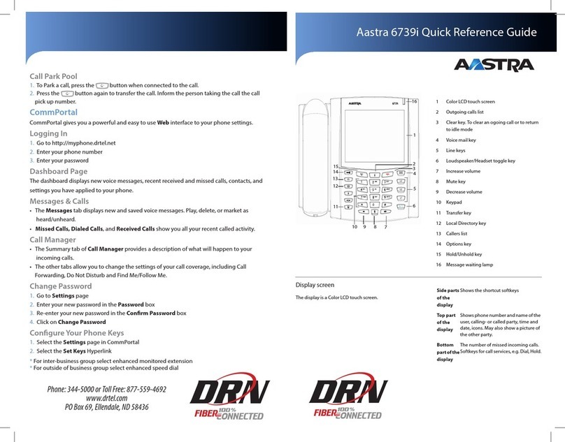 Aastra Clearspan 6739i User manual