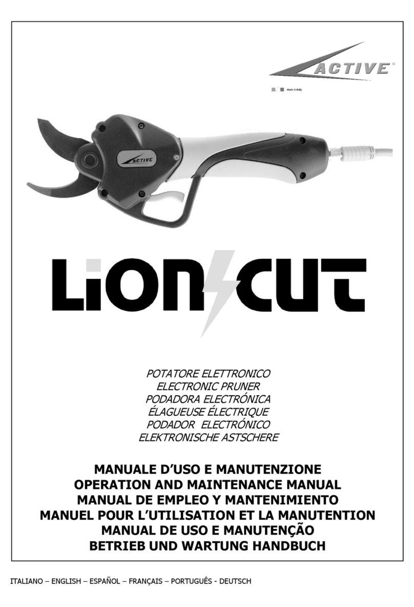 Active Lion Cut Operation and maintenance manual