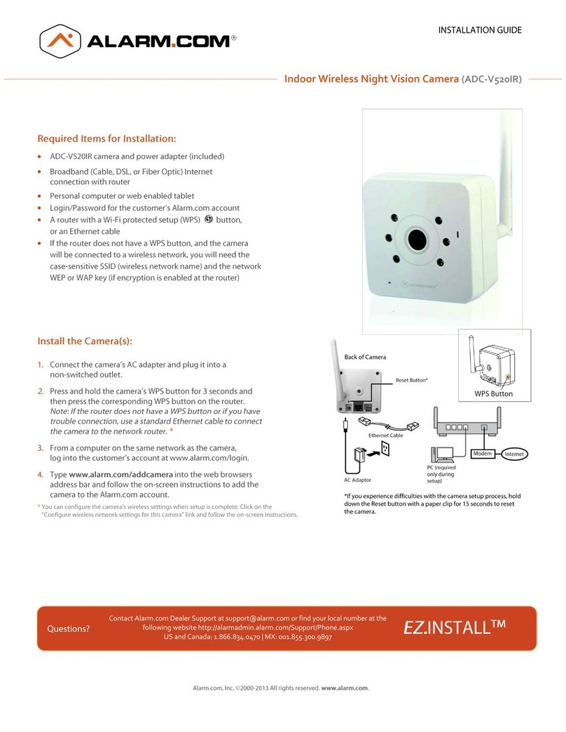Alarmcom ADC-V520IR User manual