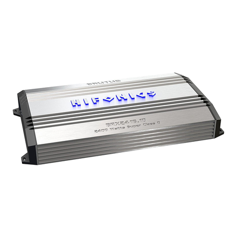 Hifonics BRX1116.1D User manual Hifonics BRX1116.1D User manual