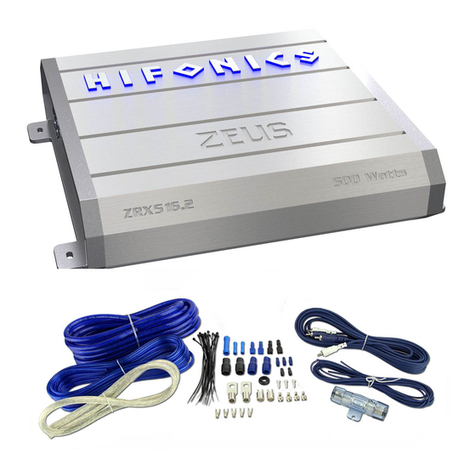 Hifonics ZRX516.2 Instruction Manual