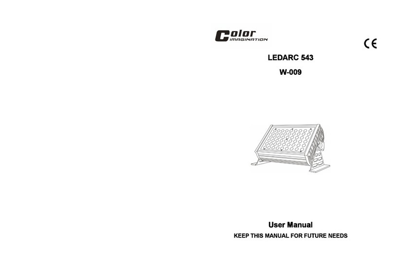 Color imagination LEDARC 543 User manual