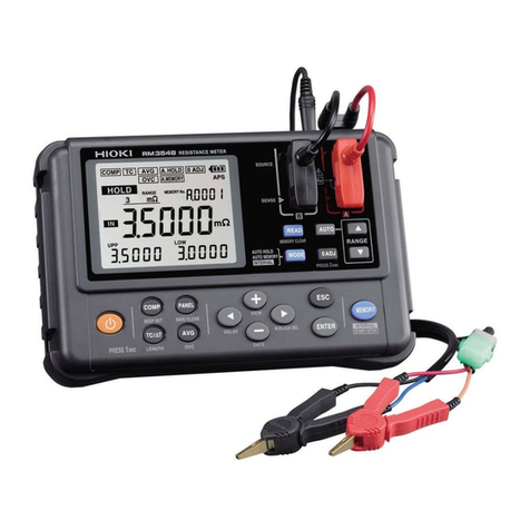 Hioki RM3548 User manual