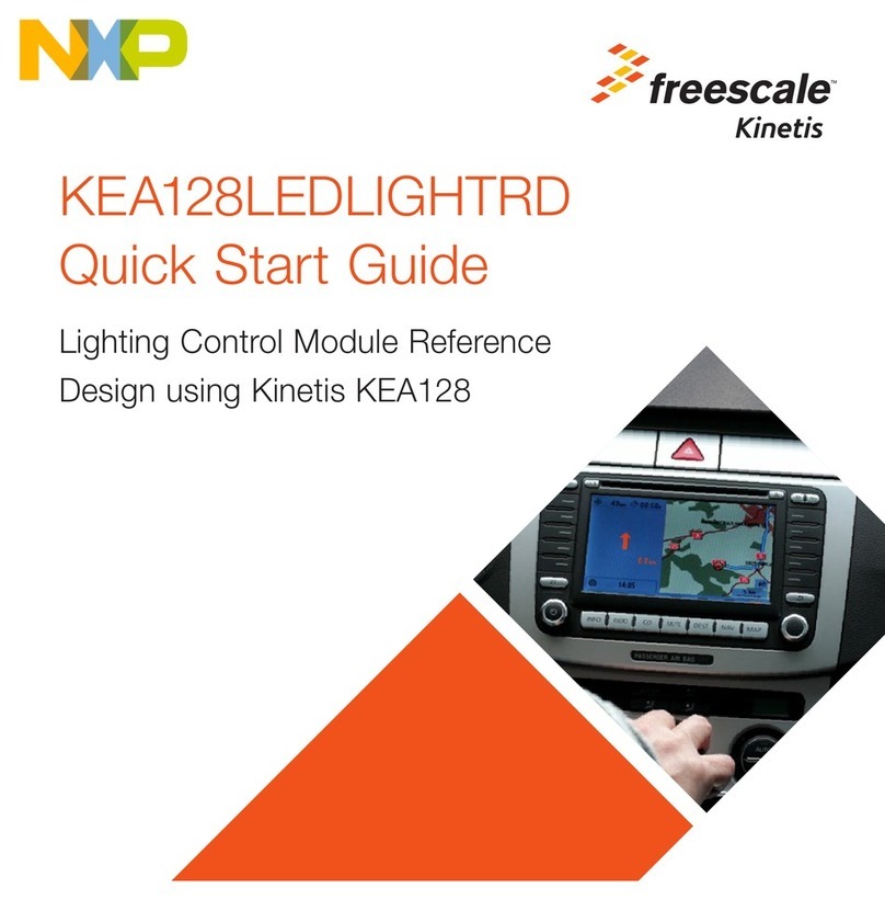 NXP Semiconductors KEA128LEDLIGHTRD installation instructions