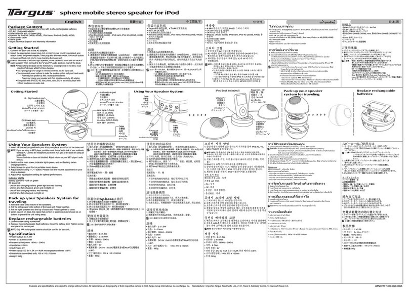 Targus AWM07AP user guide