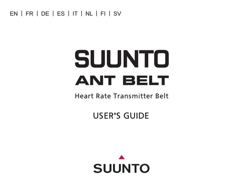 Suunto ANT BELT user guide