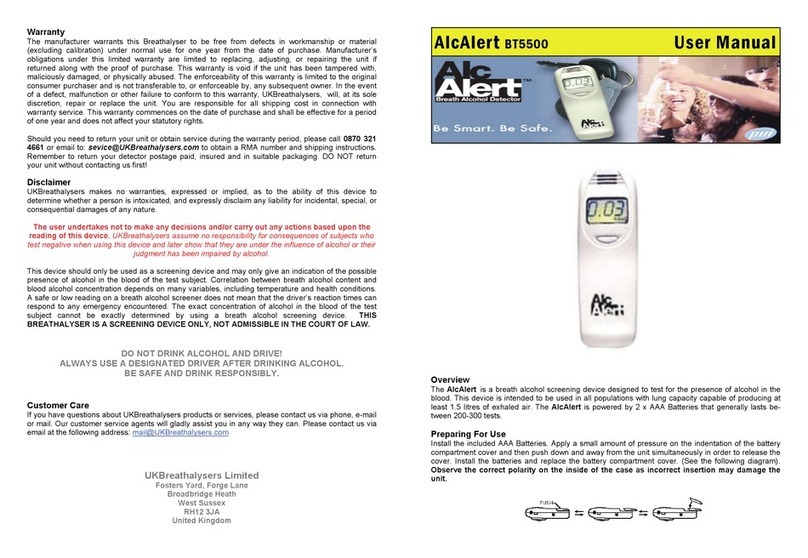 ALC Alert BT5500 User manual