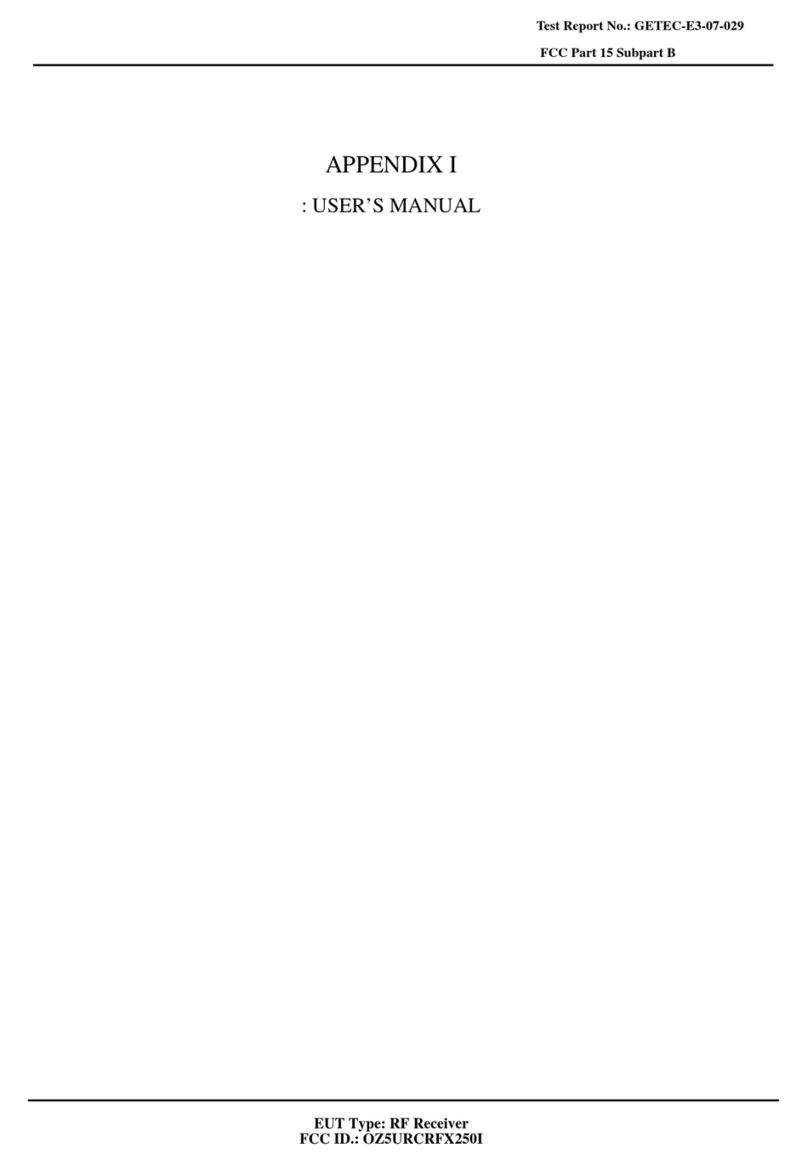 Universal Remote Control RFX-250i installation manual Universal Remote Control RFX-250i installation manual