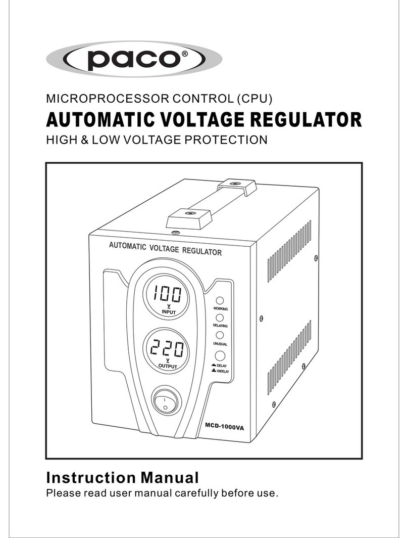 paco MCD-500VA instruction manual