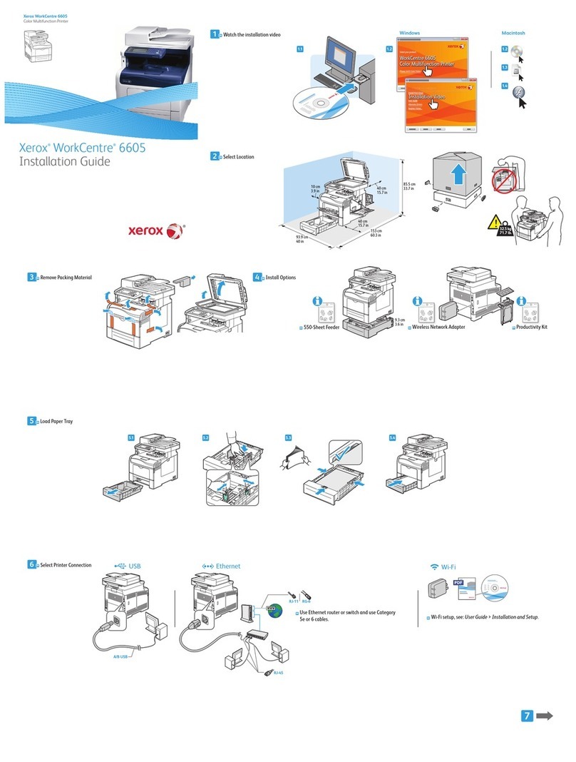 Xerox WorkCentre 6605 User manual