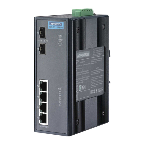 Advantech EKI-2726FHPI Series Installation and operation manual