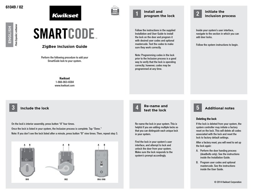 Kwikset Smartcode series Guide