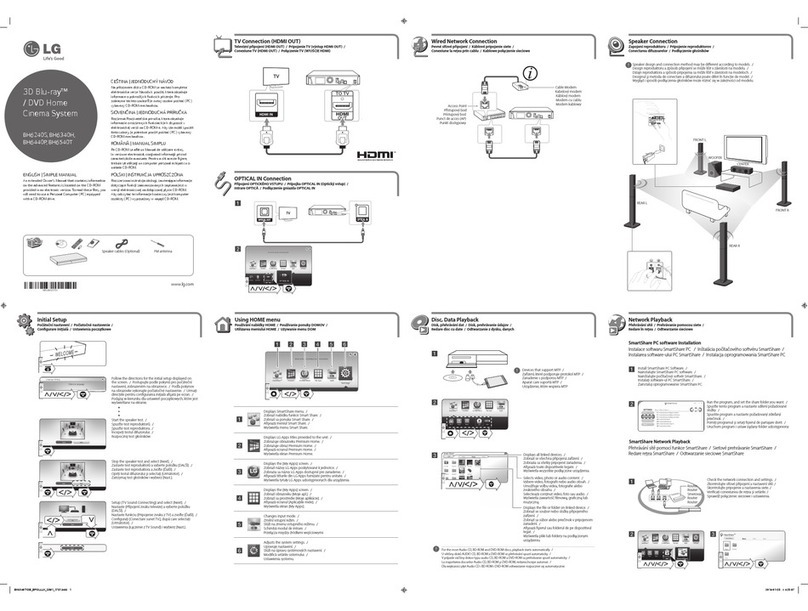 LG BH6340H Simple manual