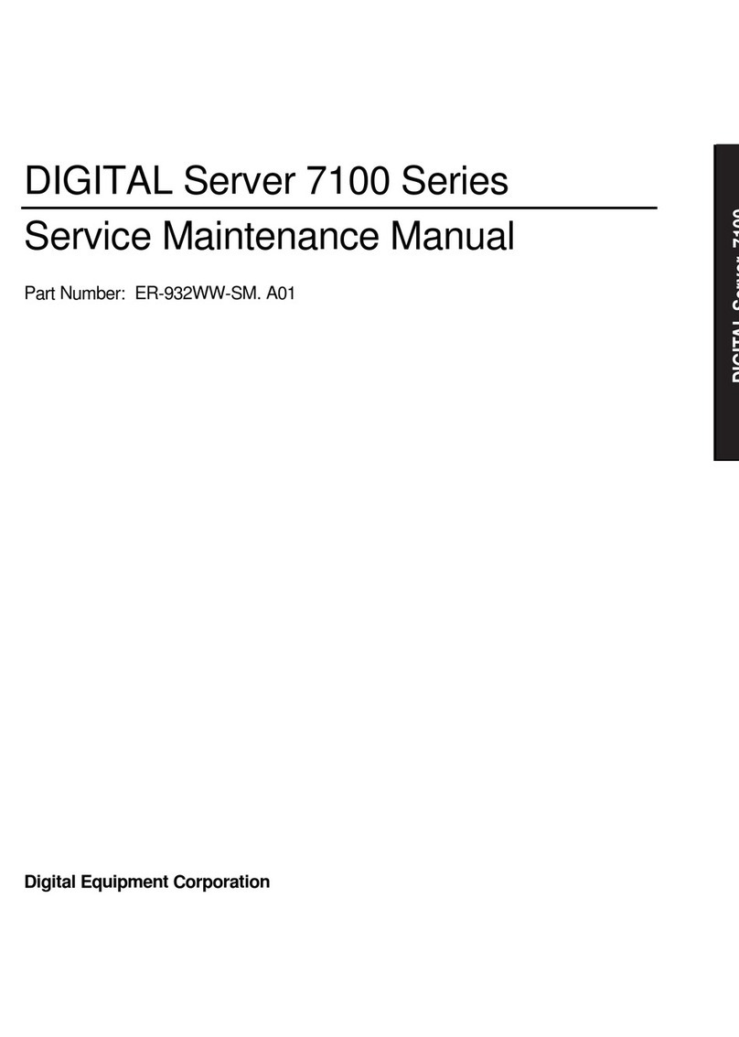 Digital Equipment DIGITAL Server 7100 1200 User manual