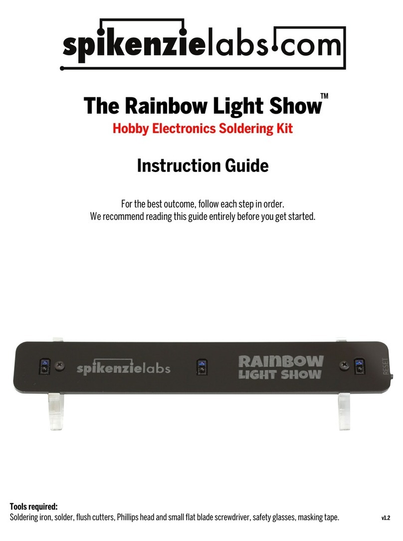spikenzielabs The Rainbow Light Show Instruction guide