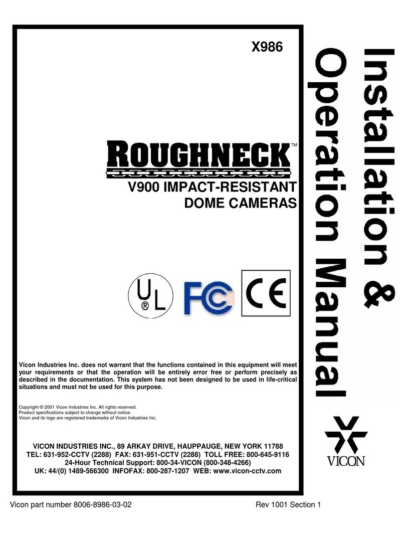 Vicon V900-358-24C User manual