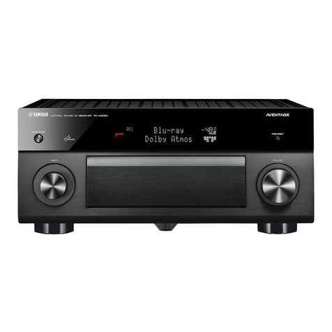 Yamaha AVENTAGE RX-A2050 Easy setup guide