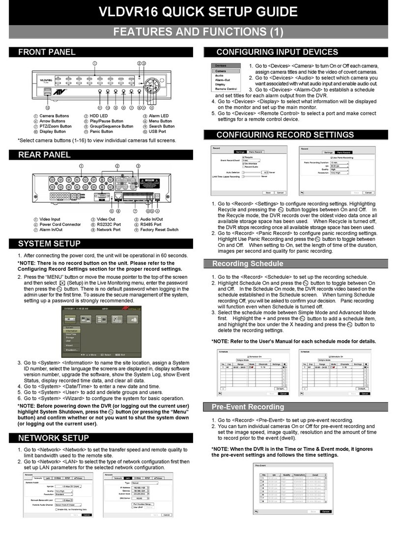 ATV VLDVR16 Quick setup guide