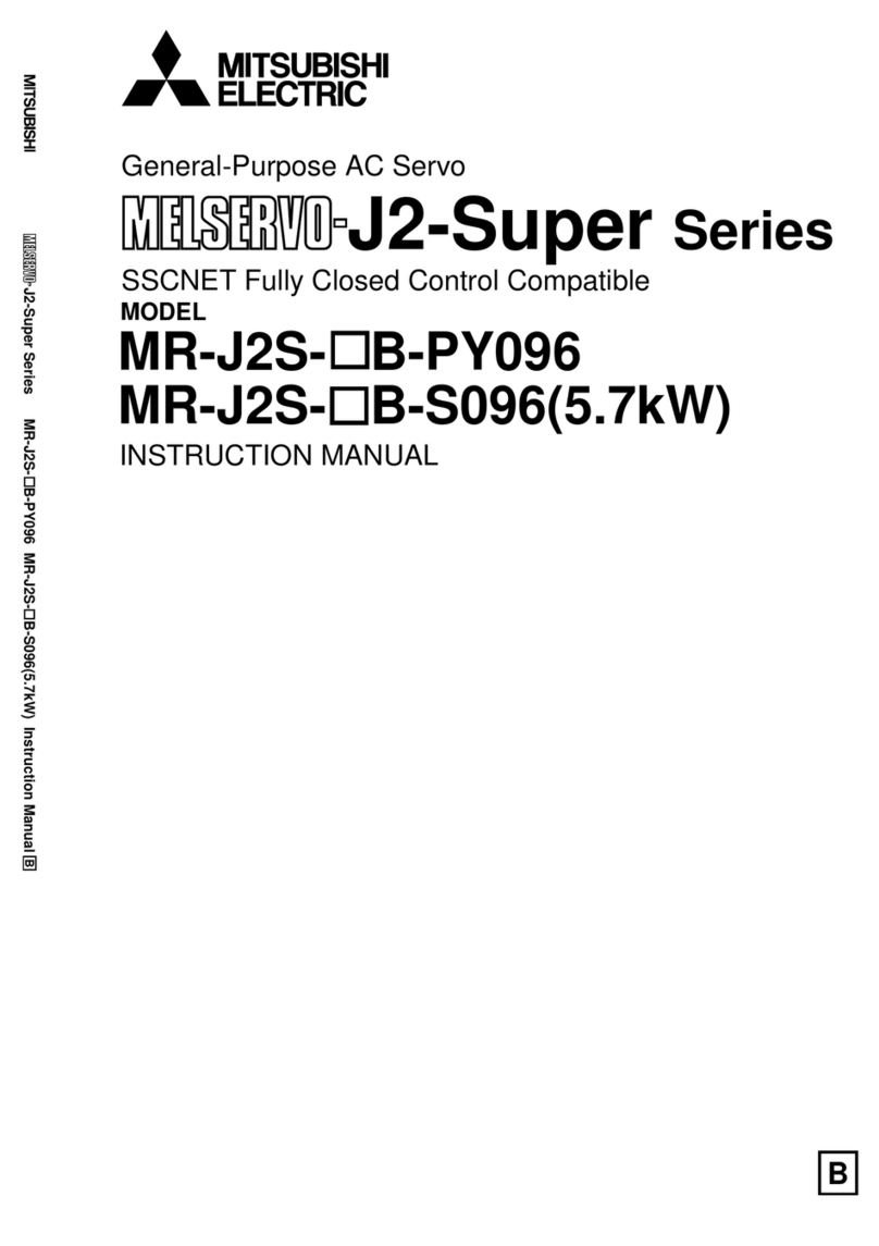 Mitsubishi Melservo-J2-SUPER series User manual