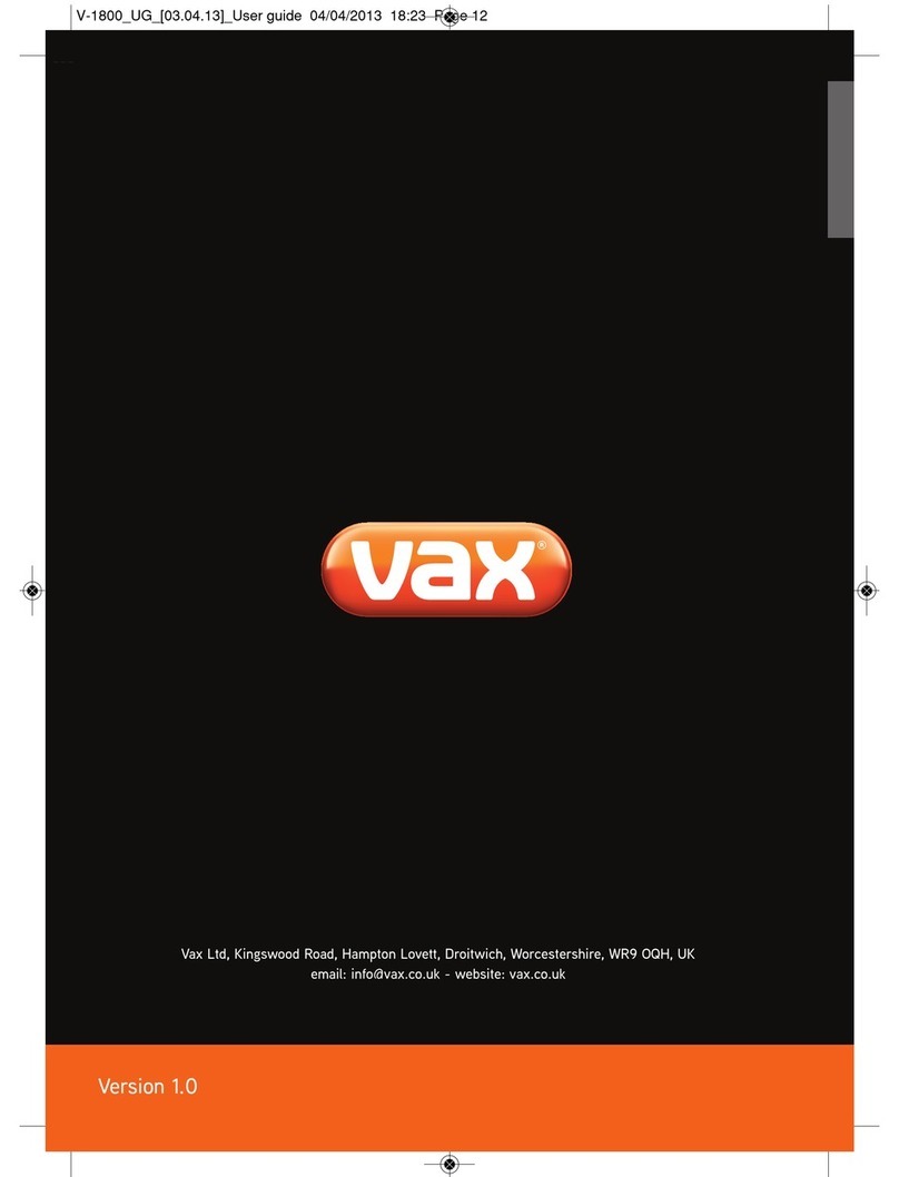 Vax U88-VU-B User manual Vax U88-VU-B User manual