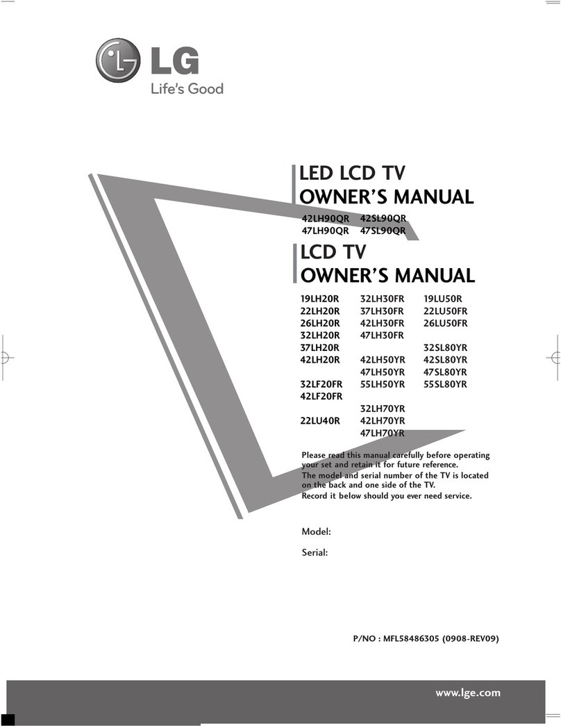 LG 42LH90QR owner's manual