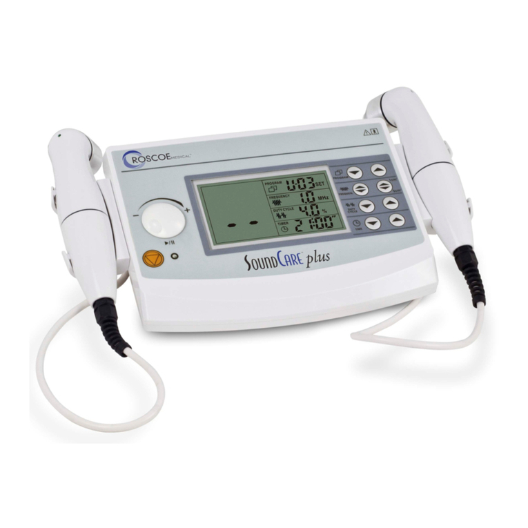 Roscoe Medical SoundCare Plus operating instructions