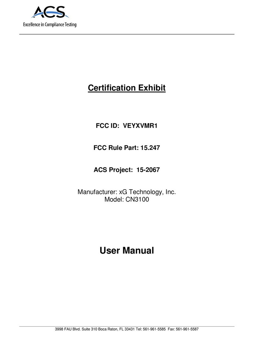 xG Technology CN3100-PS-2500-900-1-EXT Installation and configuration guide xG Technology CN3100-PS-2500-900-1-EXT Installation and configuration guide