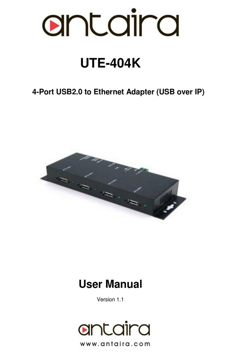 ANTAIRA ute-404k User manual