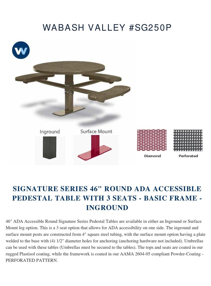 WABASH VALLEY SG250P Assembly manual