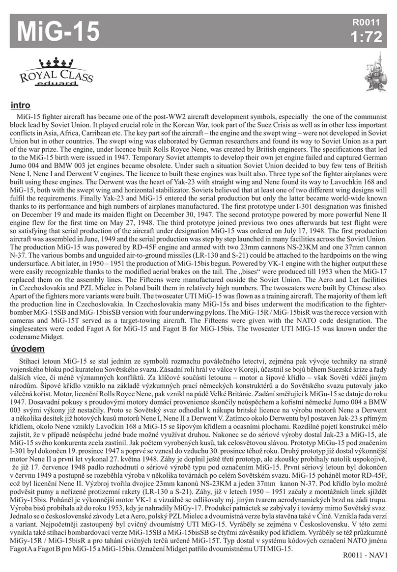 Royal Class MiG-15 manual