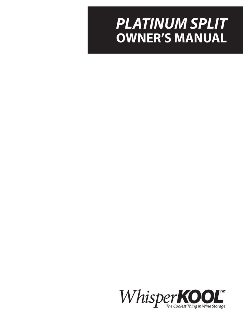 WHISPER KOOL Platinum Split 4000 Evaporator User manual