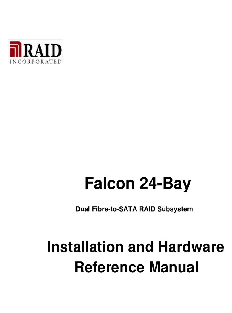 RAID Falcon 24-Bay Installation and hardware reference manual