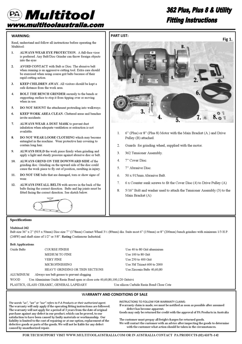 Multitool 362 Plus Fitting instructions